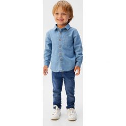 Mango Kids - Jeansy dziecięce Pablo 80 - 104 cm. Niebieskie spodnie chłopięce Mango Kids, bez wzorów, z elastanu. Za 59,90 zł.