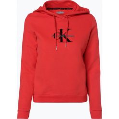 Bluzy damskie: Calvin Klein Jeans – Damska bluza nierozpinana, czerwony