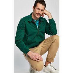 Polo Ralph Lauren - Kurtka Baracuda. Zielone płaszcze męskie Polo Ralph Lauren, xl, bez wzorów, z bawełny, krótkie, bez kaptura. W wyprzedaży za 579,90 zł.