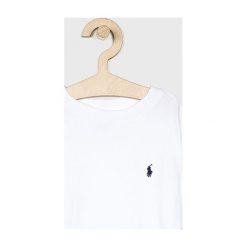 Polo Ralph Lauren - T-shirt dziecięcy 92-104 cm. Białe t-shirty chłopięce Polo Ralph Lauren, bez wzorów, z bawełny, bez rękawów. Za 119,90 zł.