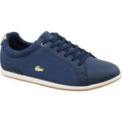 Lacoste Rey Lace 119 737Cfa0037Ng5 40,5 Granatowe. Szare buty sportowe damskie marki Lacoste, bez wzorów, ze skóry, sportowe. W wyprzedaży za 399,99 zł.