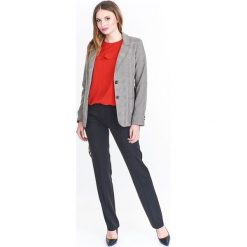 Żakiet w pepitkę. Żakiety damskie Made in Poland, bez wzorów, z elastanu. Za 149,00 zł.