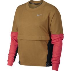 Bluza Nike Therma-Sphere Top W Multikolor. Brązowe topy damskie marki Nike, m, bez wzorów, z tkaniny, bez rękawów, do biegania. Za 189,99 zł.