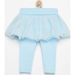 Legginsy z tiulową spódniczką - Niebieski. Niebieskie legginsy dziewczęce Reserved, z tiulu. Za 29,99 zł.