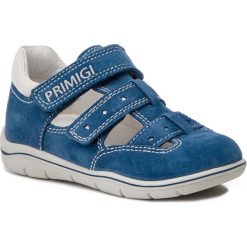 Sandały PRIMIGI - 3371511 S Bluett. Niebieskie sandały dziewczęce Primigi, ze skóry, bez zapięcia. W wyprzedaży za 179,00 zł.