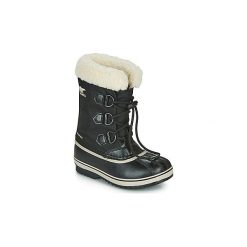 Śniegowce Dziecko Sorel YOOT PAC NYLON. Czarne kozaki dziewczęce Sorel, bez wzorów, z nylonu, bez obcasa. Za 389,00 zł.