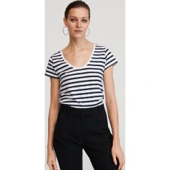 T-shirt z bawełny organicznej - Wielobarwny. T-shirty damskie Reserved, s, z bawełny. Za 24,99 zł.