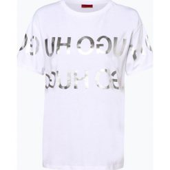 HUGO - T-shirt damski – Denalisa_2, czarny. Czarne t-shirty damskie marki HUGO, l. Za 269,95 zł.