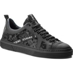 Trampki ICEBERG - 18IIU1036C Morris Nero. Czarne trampki męskie Iceberg, z gumy. W wyprzedaży za 929,00 zł.