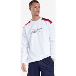 Reebok Classics Team Sports Crew Bluza Biały. Białe bluzy męskie Reebok, s, z nadrukiem, z bawełny, bez kołnierzyka, bez rękawów, bez kaptura. Za 214,95 zł.