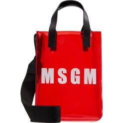 Shopper bag damskie: MSGM SMALL SHOPPER Torebka red