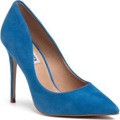 Szpilki STEVE MADDEN - Daisie SM11000040-03002-405 Blue Suede. Niebieskie półbuty damskie Steve Madden, bez wzorów, z zamszu, bez obcasa, na obcasie, bez zapięcia. Za 429,00 zł.