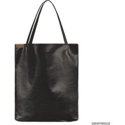 Shopper XL torba czarna na zamek. Czarne shopper bag damskie Pakamera, na ramię. Za 155,00 zł.