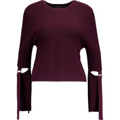 Swetry klasyczne damskie: Cameo Collective FRAMED Sweter aubergine