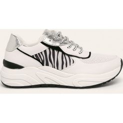 Marco Tozzi - Buty. Białe buty sportowe damskie Marco Tozzi, z gumy. W wyprzedaży za 89,90 zł.