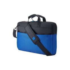 Torba na laptopa HP Duotone Briefcase 15.6 cali Niebiesko-czarny. Niebieskie torby na laptopa HP, bez wzorów. Za 109,99 zł.