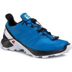 Buty SALOMON - Supercross 409296 27 V0 Indigo Bunting/Black/White. Niebieskie buty sportowe męskie Salomon, z tworzywa sztucznego, bez zapięcia, do biegania. Za 479,00 zł.