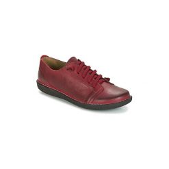 Derby Casual Attitude HORMITA. Czerwone półbuty damskie Casual Attitude, na co dzień, bez wzorów, casualowe, bez obcasa, bez zapięcia. Za 349,00 zł.