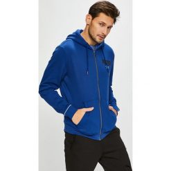 Puma - Bluza. Niebieskie bluzy męskie Puma, m, z nadrukiem, z elastanu, z kapturem, bez rękawów, z kapturem. W wyprzedaży za 239,90 zł.