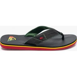 Quiksilver - Japonki. Czarne kapcie męskie marki Quiksilver, z gumy. W wyprzedaży za 69,90 zł.