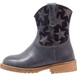 Buty zimowe damskie: Pinocchio Botki kowbojki i motocyklowe dark blue