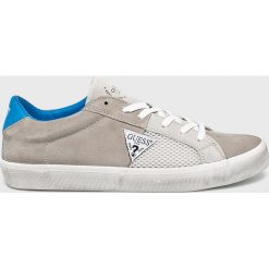 Guess Jeans - Buty. Szare buty sportowe męskie marki Guess Jeans, z jeansu, na sznurówki. Za 399,90 zł.