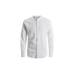 Koszule z długim rękawem Jack Jones 12146109 SUMMER BAND. Białe koszule męskie Jack & Jones, xl, bez wzorów, bez kołnierzyka, z długim rękawem. Za 135,58 zł.