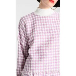 Bluzki asymetryczne: Sister Jane TIC TAC TOE FUNNEL Bluzka lilac