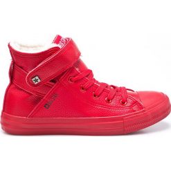 Big Star - Trampki. Czerwone trampki i tenisówki damskie marki BIG STAR, z materiału, na sznurówki. Za 129,90 zł.