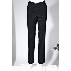 Wygodne spodnie ze stretchem bonprix czarny. Czarne spodnie damskie bonprix. Za 99,99 zł.