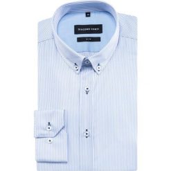Koszula SIMONE KDWS000385. Szare koszule męskie Giacomo Conti, m, w paski, button down, z długim rękawem. Za 169,00 zł.