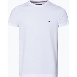 Tommy Hilfiger - T-shirt męski, biały. Białe t-shirty męskie TOMMY HILFIGER, s, bez wzorów, z bawełny, bez kołnierzyka. Za 139,95 zł.