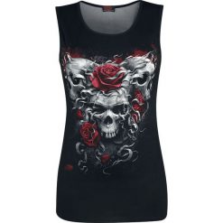 Topy damskie: Spiral Skulls N' Roses Top damski czarny