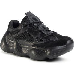Sneakersy BIG STAR - FF274324 Black. Czarne półbuty damskie BIG STAR, ze skóry ekologicznej. W wyprzedaży za 139,00 zł.