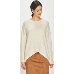 Answear - Sweter. Pomarańczowe swetry damskie ANSWEAR, s, bez wzorów, z dzianiny, bez rękawów, bez kaptura. W wyprzedaży za 59,90 zł.