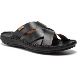 Klapki PIKOLINOS - 06J-0015 Black. Czarne klapki męskie Pikolinos, ze skóry. W wyprzedaży za 279,00 zł.