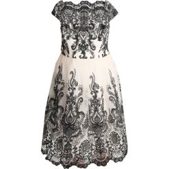 Sukienki: Chi Chi London Curvy HENNA Sukienka koktajlowa cream/black