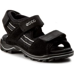 Sandały męskie skórzane: Sandały ECCO – Urban Safari Kids 73214251052 Black/Black