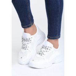 Białe Sneakersy Wonderwall. Białe sneakersy damskie other, z materiału. Za 89,99 zł.