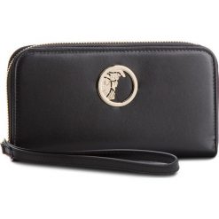 Portfele damskie: Duży Portfel Damski VERSACE COLLECTION – LPD0343 LVNP L410H Nero
