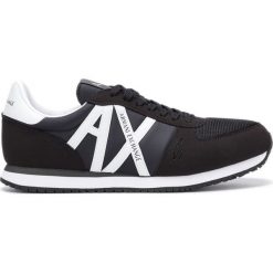 Armani Exchange Tenisówki Czarny Niebieski. Niebieskie trampki męskie Armani Exchange, bez wzorów, z materiału, bez zapięcia. Za 529,95 zł.