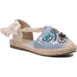 Espadryle DEEZEE - WSESP02 Denim 1. Brązowe espadryle damskie DeeZee, bez wzorów, ze skóry ekologicznej, bez obcasa. W wyprzedaży za 59,99 zł.