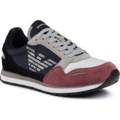 Sneakersy EMPORIO ARMANI - X4X215 XL200 E487 Wine/Universe/Black. Niebieskie sneakersy męskie Emporio Armani, bez zapięcia. Za 719,00 zł.