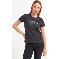 T-SHIRT QUENTIN PINKO. T-shirty damskie Pinko, m, bez wzorów, bez kołnierzyka. Za 639,00 zł.
