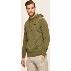 Diadora - Bluza. Zielone bluzy męskie Diadora, s, z aplikacjami, z dzianiny, z kapturem, bez rękawów, z kapturem. Za 169,90 zł.