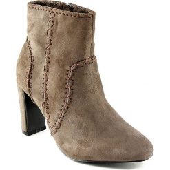 Botki damskie: Botki w kolorze khaki
