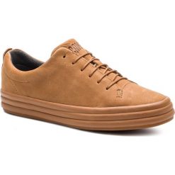 Sneakersy CAMPER - Hoops K200298-012 Brown. Pomarańczowe półbuty damskie Camper, ze skóry. W wyprzedaży za 299,00 zł.