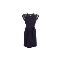 Sukienki krótkie Vero Moda VMALBERTA. Niebieskie sukienki damskie Vero Moda, s, bez wzorów, bez kołnierzyka, z krótkim rękawem, krótkie, mini. Za 149,00 zł.