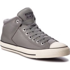 Trampki CONVERSE - Ctas High Street Hi 161472C Mason/BlackEgret. Szare tenisówki męskie Converse, z gumy. W wyprzedaży za 279,00 zł.
