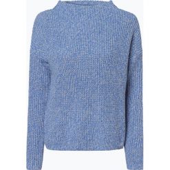 Opus - Sweter damski – Parto mouline, niebieski. Niebieskie swetry damskie Opus, bez wzorów, z bawełny, bez rękawów, bez kaptura. Za 329,95 zł.